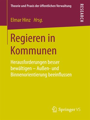cover image of Regieren in Kommunen